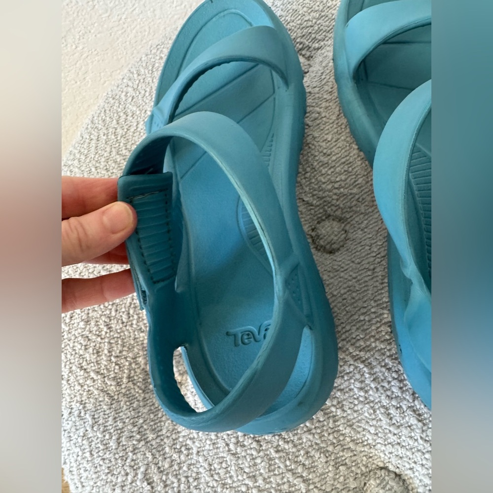 Teva Women's Blue Sandals, Size 10 - Picture 10 of 12